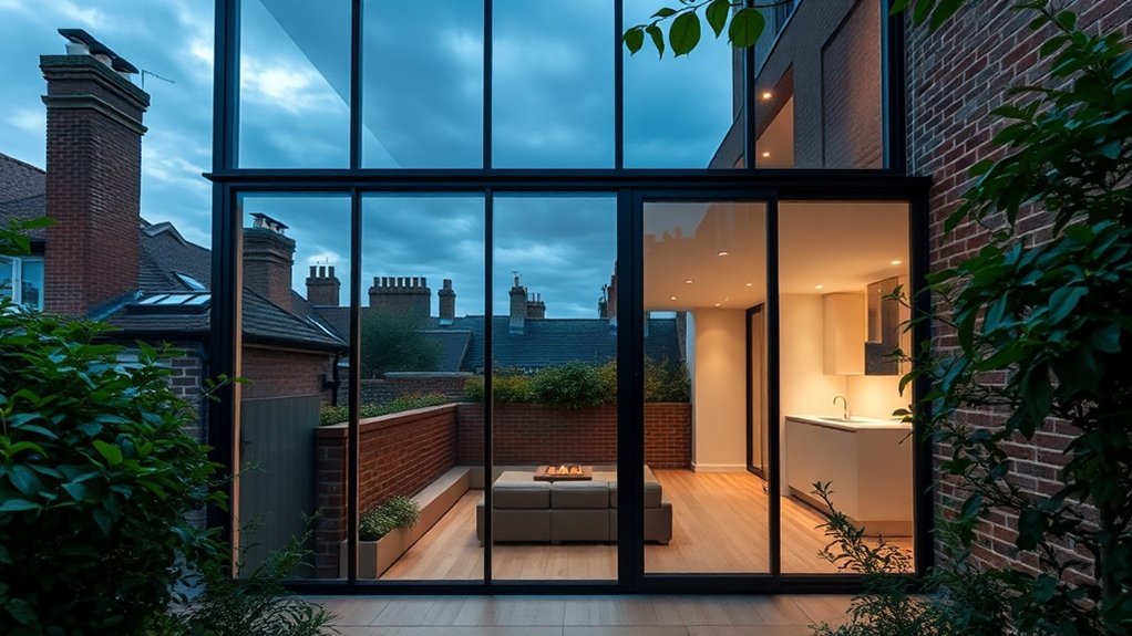 Glass Extension Walls Marlow